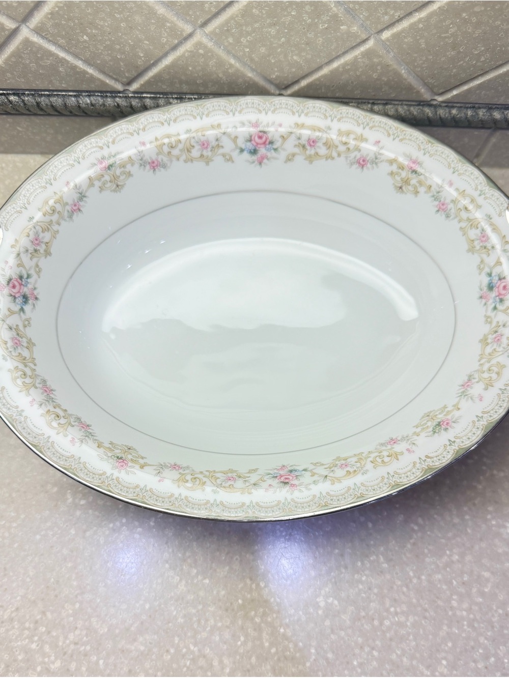 Noritake 5807 Oval Bowl